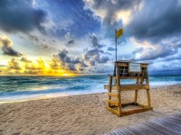 Alone at the beach Alone at the beach