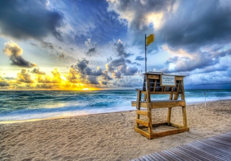Alone at the beach