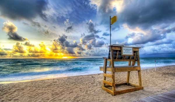 Alone at the beach