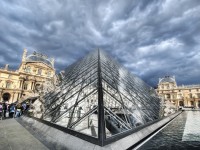 The Pyramid at the Louvre in Paris